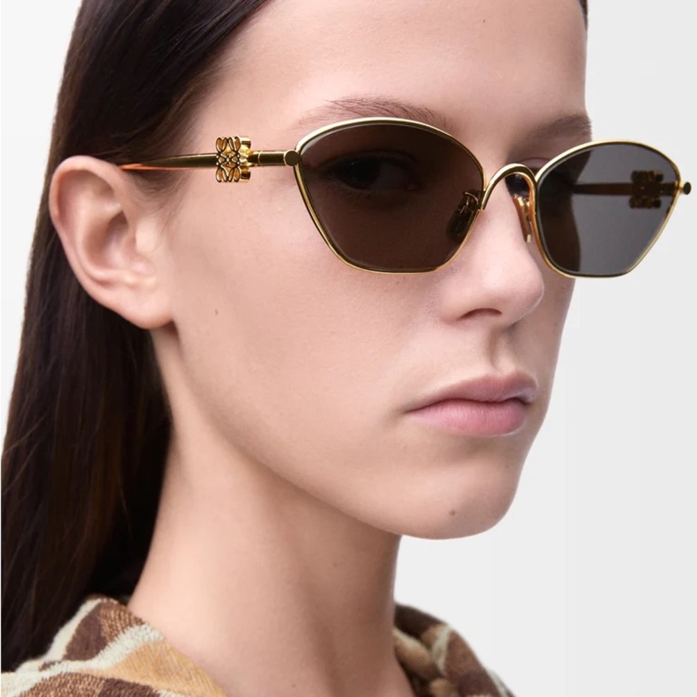 Loewe Anagram hexagonal sunglasses